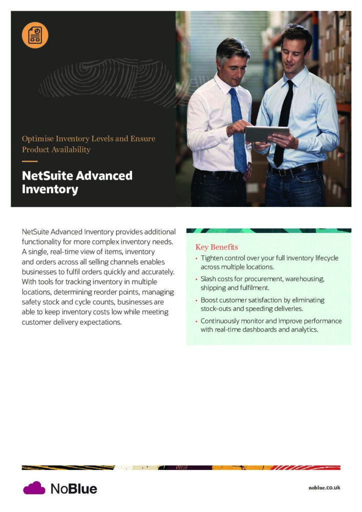 Colateral NetSuite Advanced Inventory