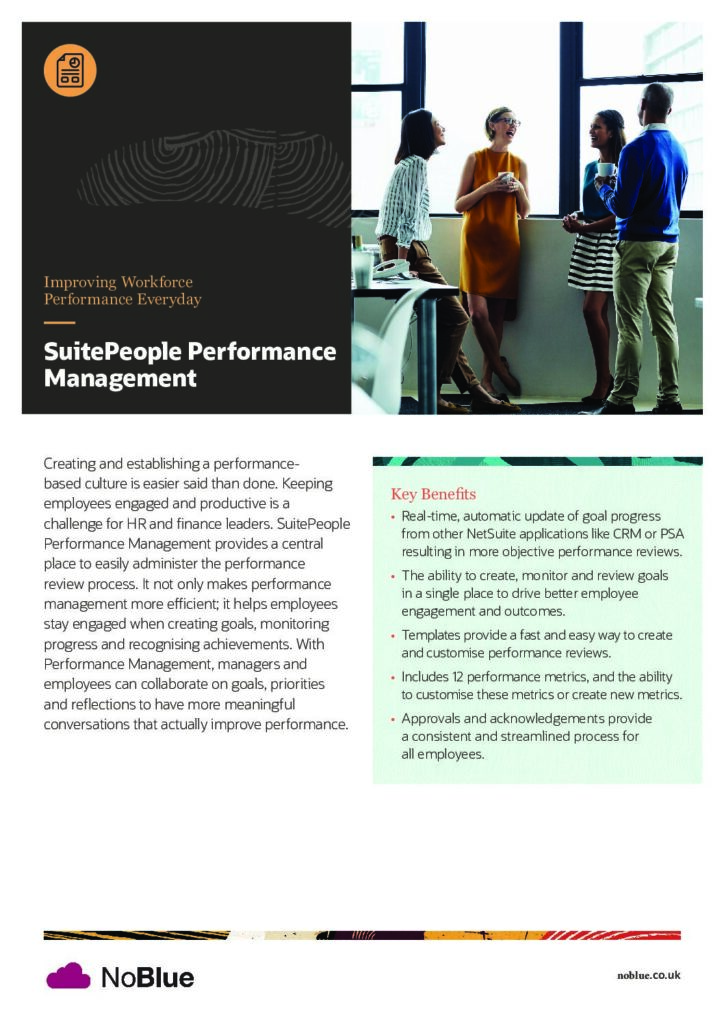 Colateral NetSuite Leading Pratices SuitePeople Performance
