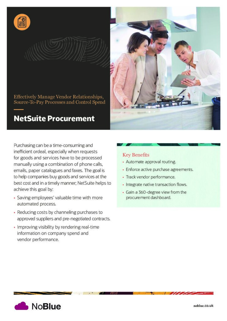 Colateral NetSuite Procurement