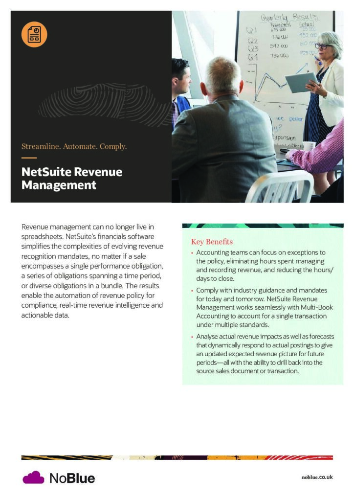 Colateral NetSuite Revenue Management